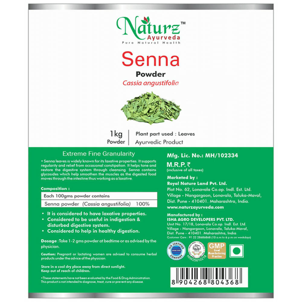 Naturz Ayurveda Senna Powder - Distacart
