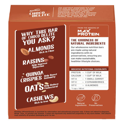 RiteBite Max Protein Choco Delite Energy Nutrition Bar - Distacart