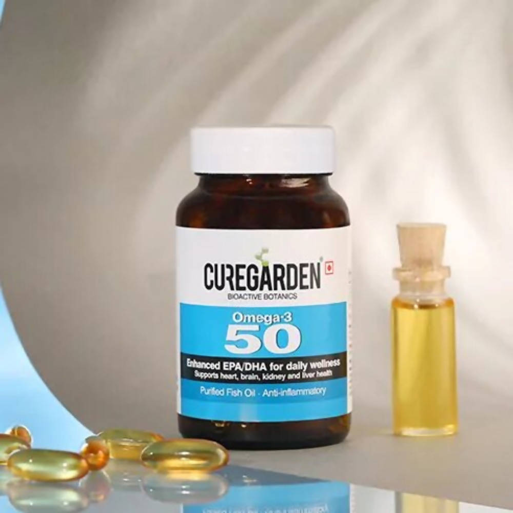 Curegarden Natural Omega-3 50 30 Softgels