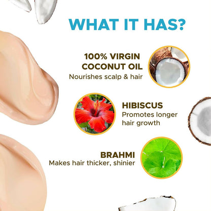 Coco Soul Hair & Scalp Conditioner with Coconut, Hibiscus & Brahmi - Distacart