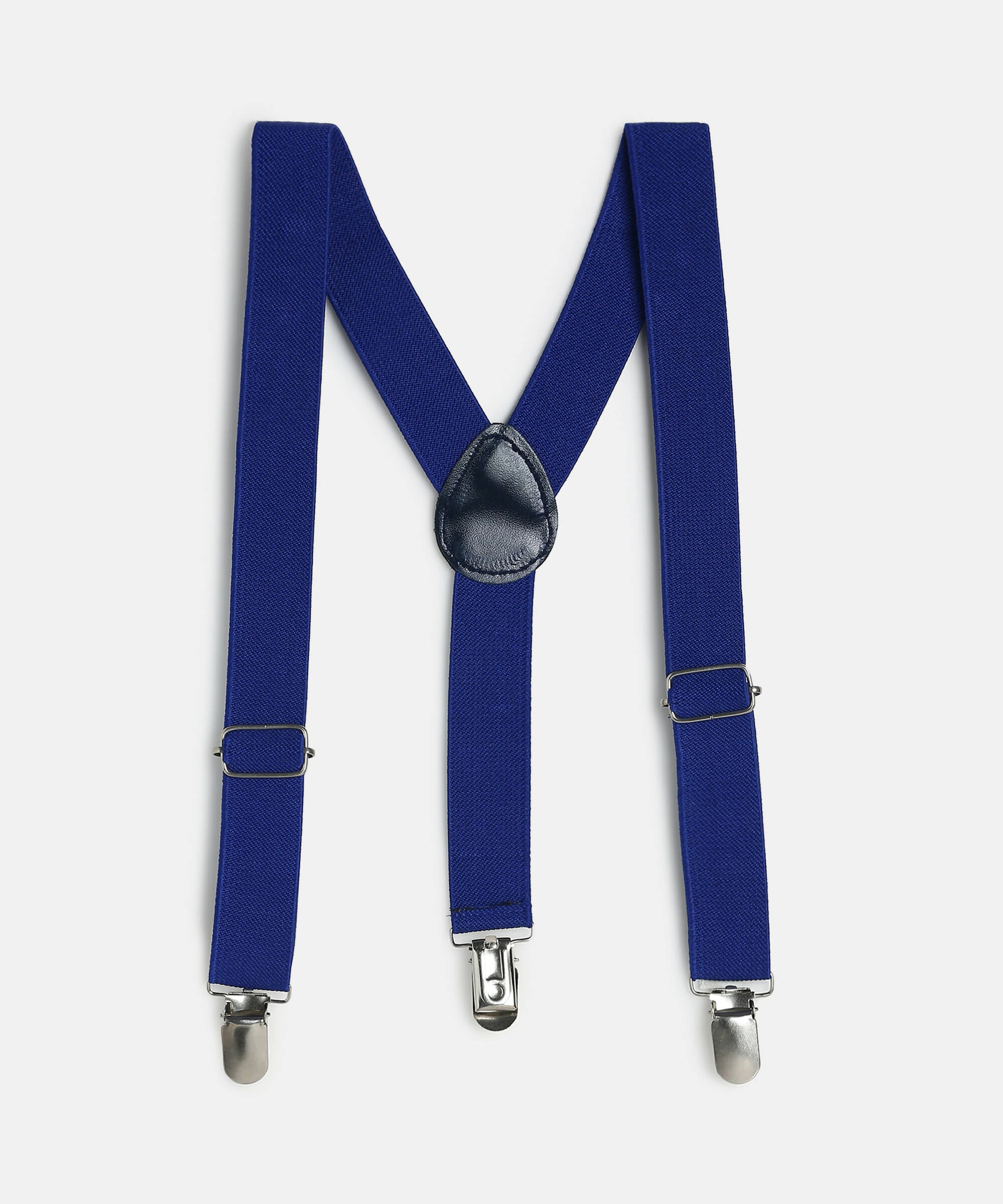 Manet Boys Solid Suspenders - Dark Blue - Distacart