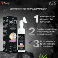 Thumbnail for Lacto Calamine Charcoal Foaming Face Wash - Distacart