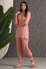 Thumbnail for Juniper Women Onionpink Rayon Embroidered Straight Kurta Sets - Distacart