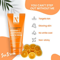 Thumbnail for NutriGlow Advanced Organics Vitamin C Lightening Sunscreen SPF50 PA+++ - Distacart