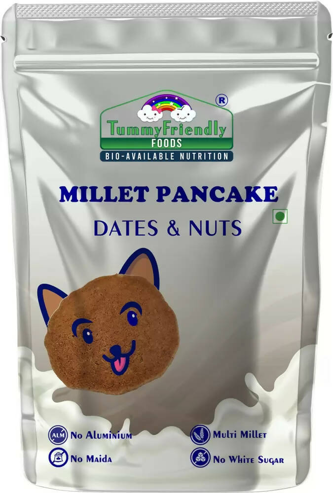 TummyFriendly Foods Aluminium-Free Millet Pancake Mix with Dates and Nuts - Distacart