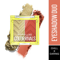 Thumbnail for Maybelline New York Color Rivals Longwear Eyeshadow Duo - Chill X Daring - Distacart
