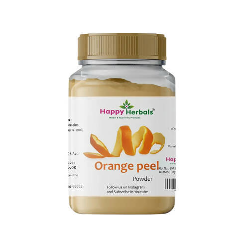 Happy Herbals Orange Peel Powder - Distacart