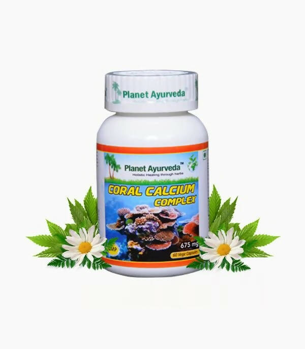 Planet Ayurveda Coral Calcium Complex Capsules - Distacart