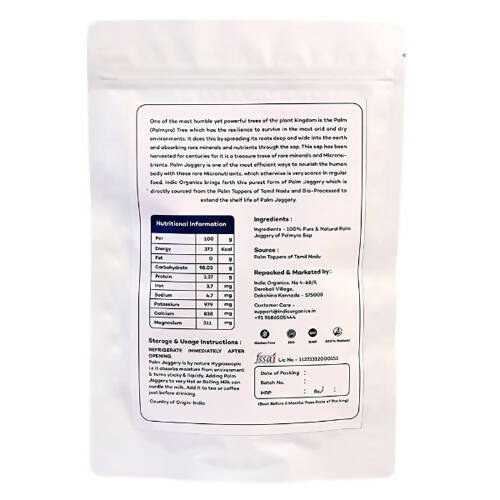 Indic Organics Palm Jaggery Powder - Distacart