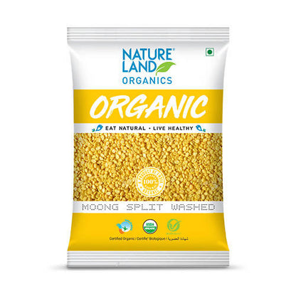 Nature Land Organics Moong Split Washed - Distacart