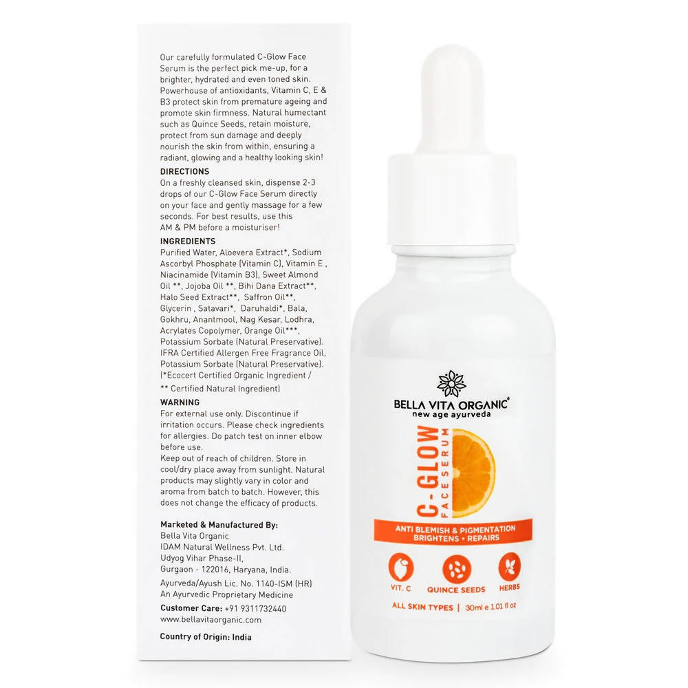Bella Vita Organic C-Glow Face Serum