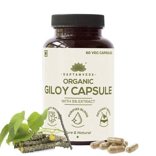 Saptamveda Organic Giloy Capsules