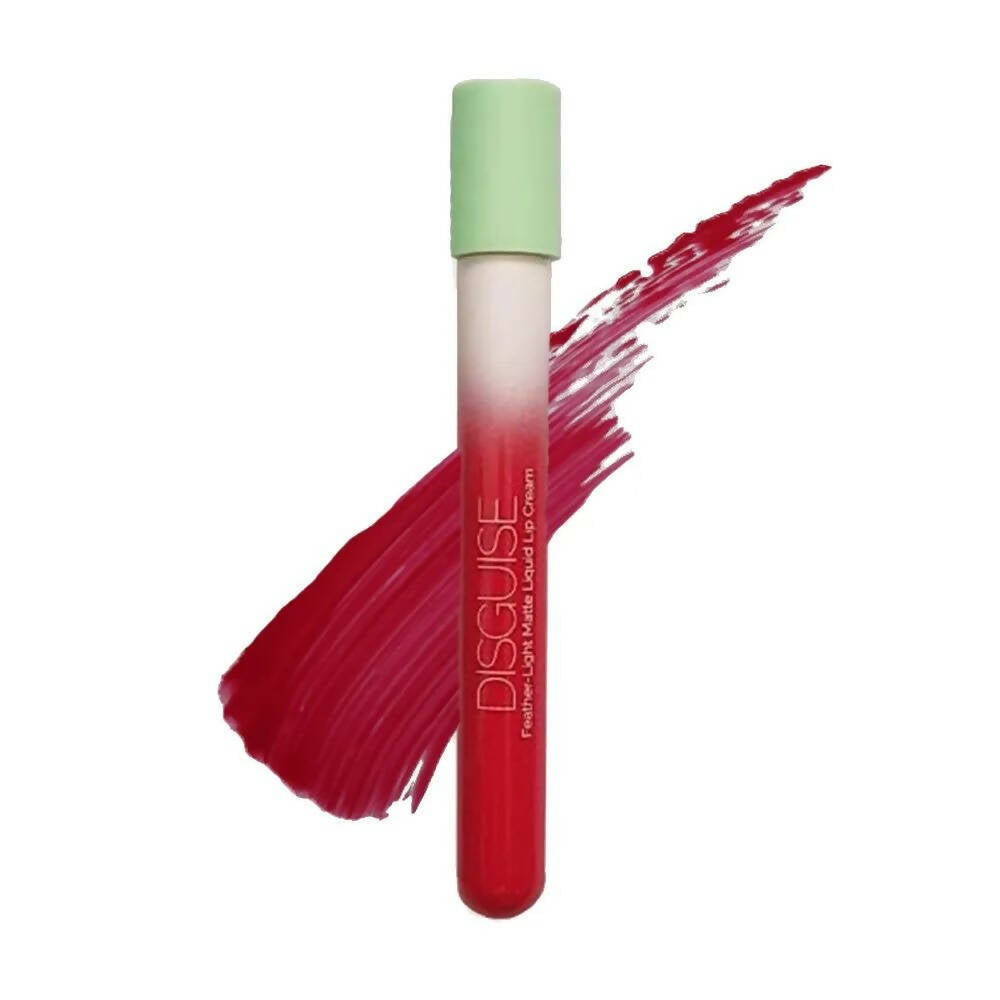 Disguise Feather-Light Matte Liquid Lip Cream - Excited Coral 34 - Distacart