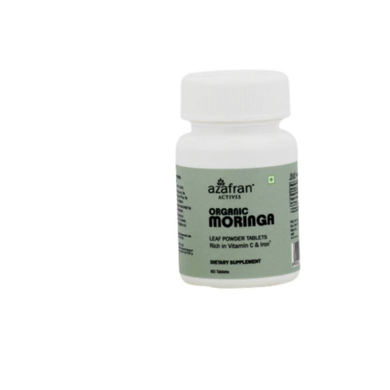 Azafran Actives Organic Organic Moringa Leaf Powder Tablets - Distacart