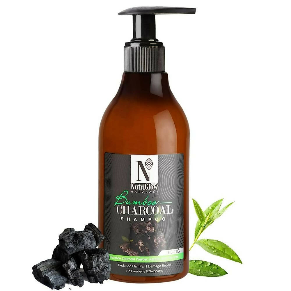 NutriGlow NATURAL'S Bamboo Charcoal Shampoo - Distacart