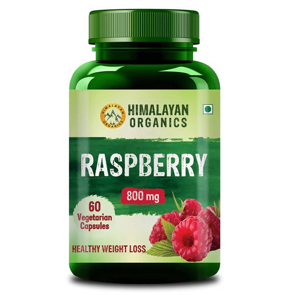 Himalayan Organics Raspberry 800 mg, Healthy Weight Loss: 60 Capsules