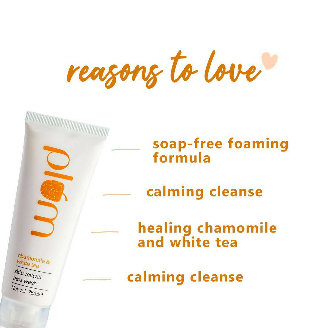 Plum Chamomile & White Tea Skin Revival Face Wash - Distacart