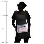 Thumbnail for Colorbar Pouch Lips & Lashes Flat Pouches (Set Of Two) - White+Blush Pink - Distacart