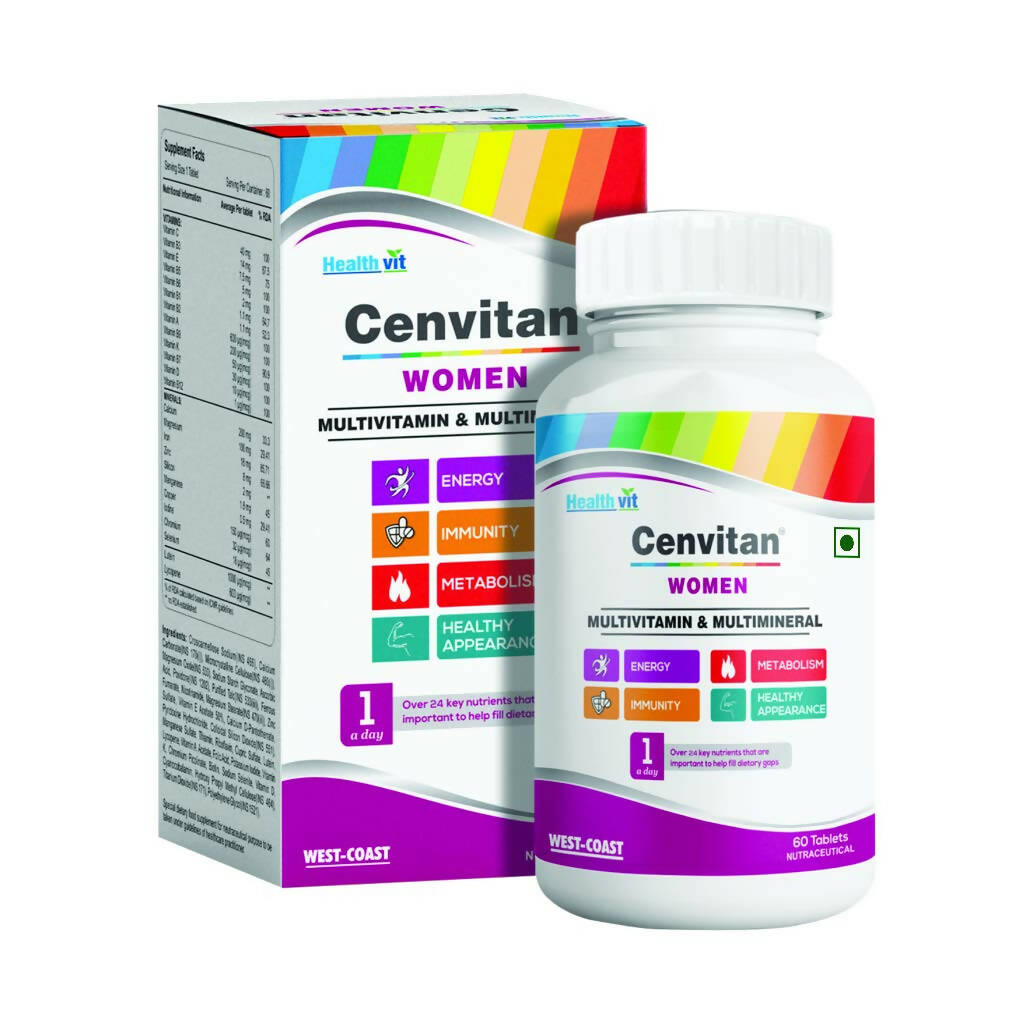 Healthvit Cenvitan Multivitamin Tablets for Women - Distacart