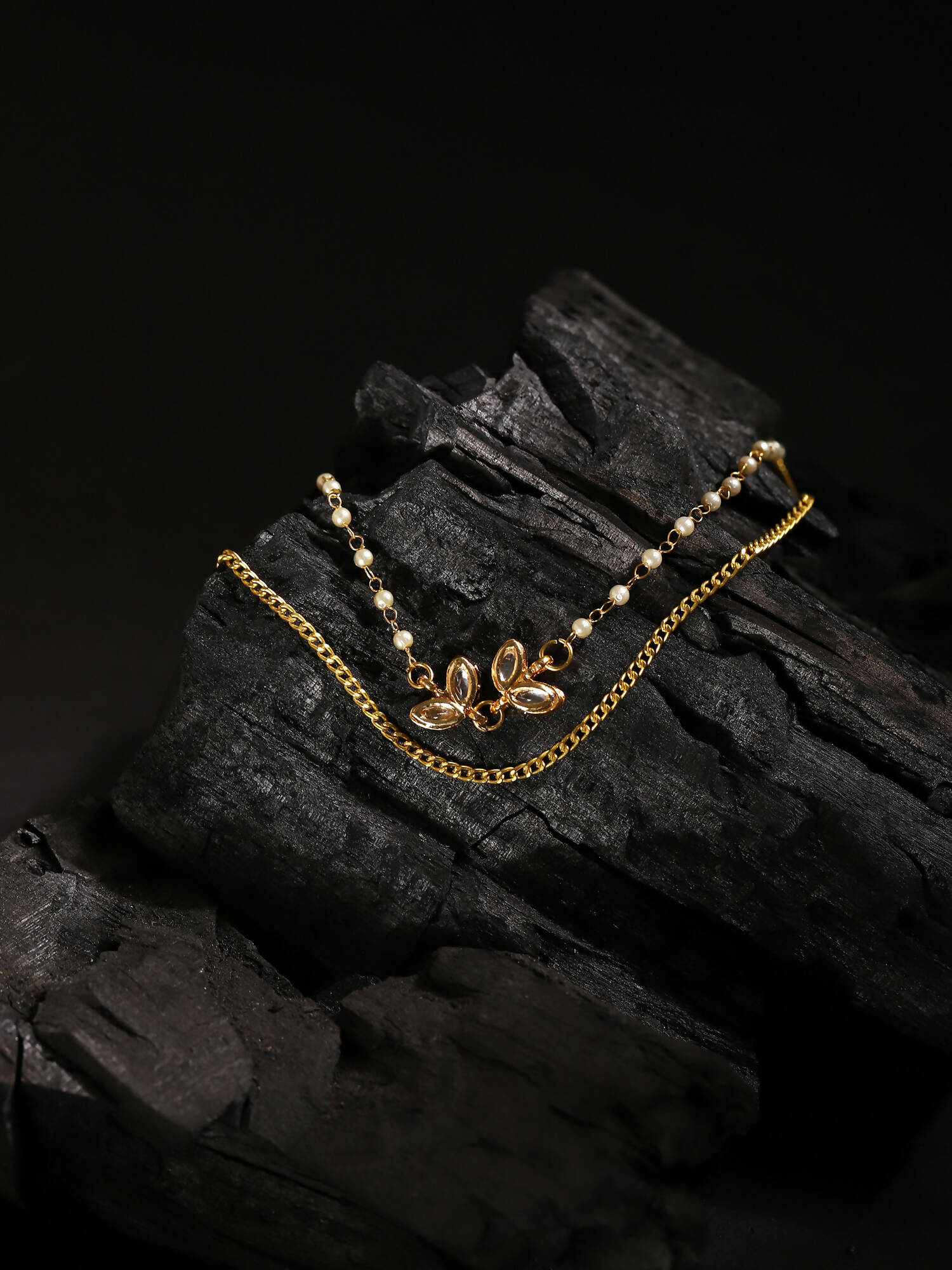 Women's Gold-Plated Chain - Ruby Raang - Distacart