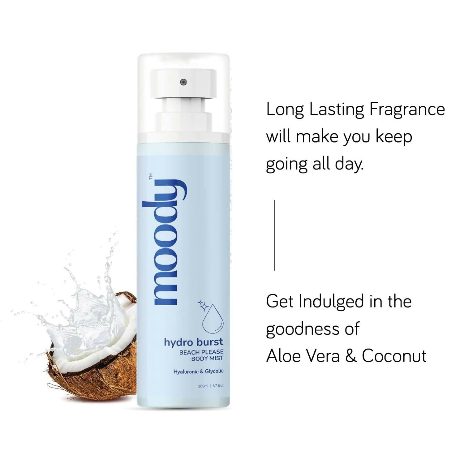 Moody Hydro Burst Beach Please Body Mist - Distacart