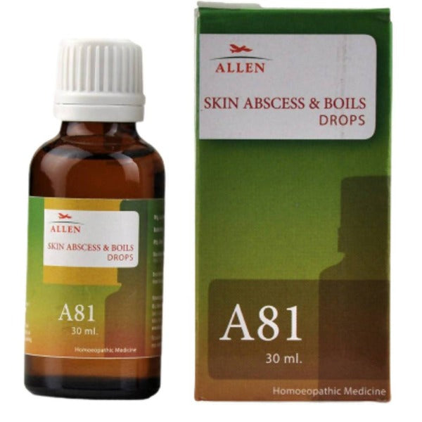 Allen Homeopathy A81 Skin Abscess And Boils Drops