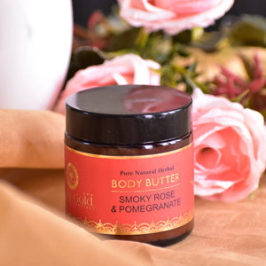 Body Gold Body Butter - Smoky Rose & Pomegranate