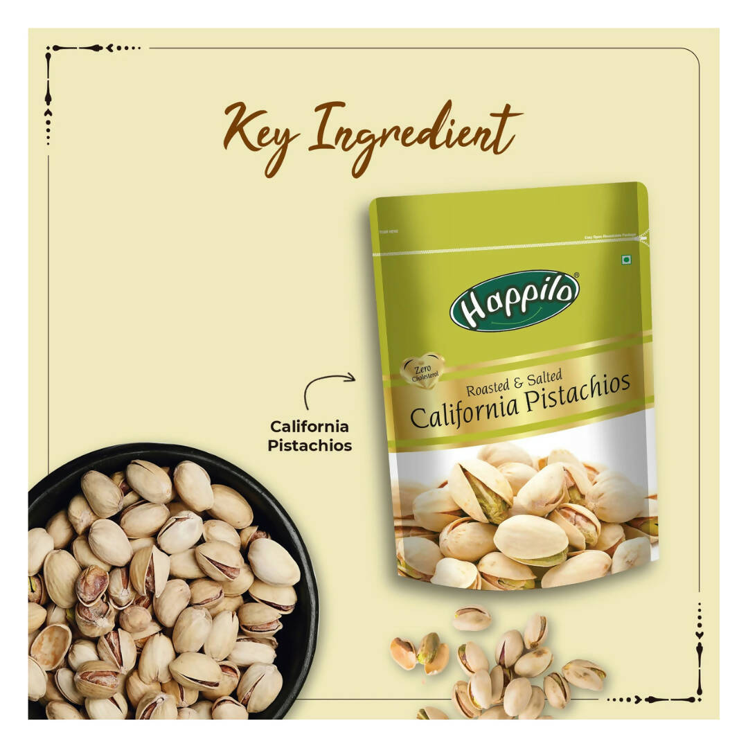 Happilo Freshly Roasted & Salted California Pistachios - Distacart