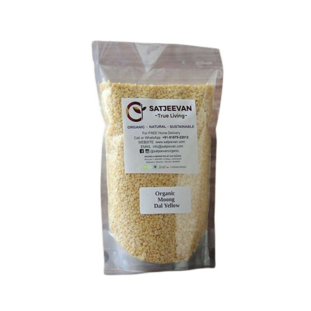Satjeevan Organic Moong Dal Yellow - Distacart