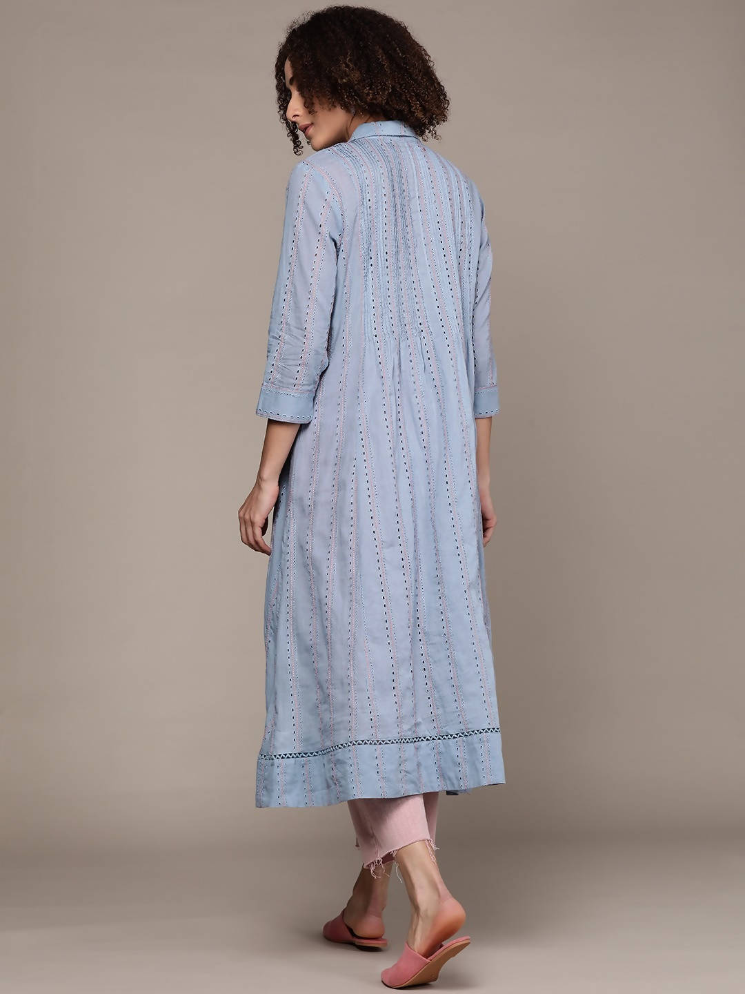 Ritu Kumar Women Blue Kurta - Distacart