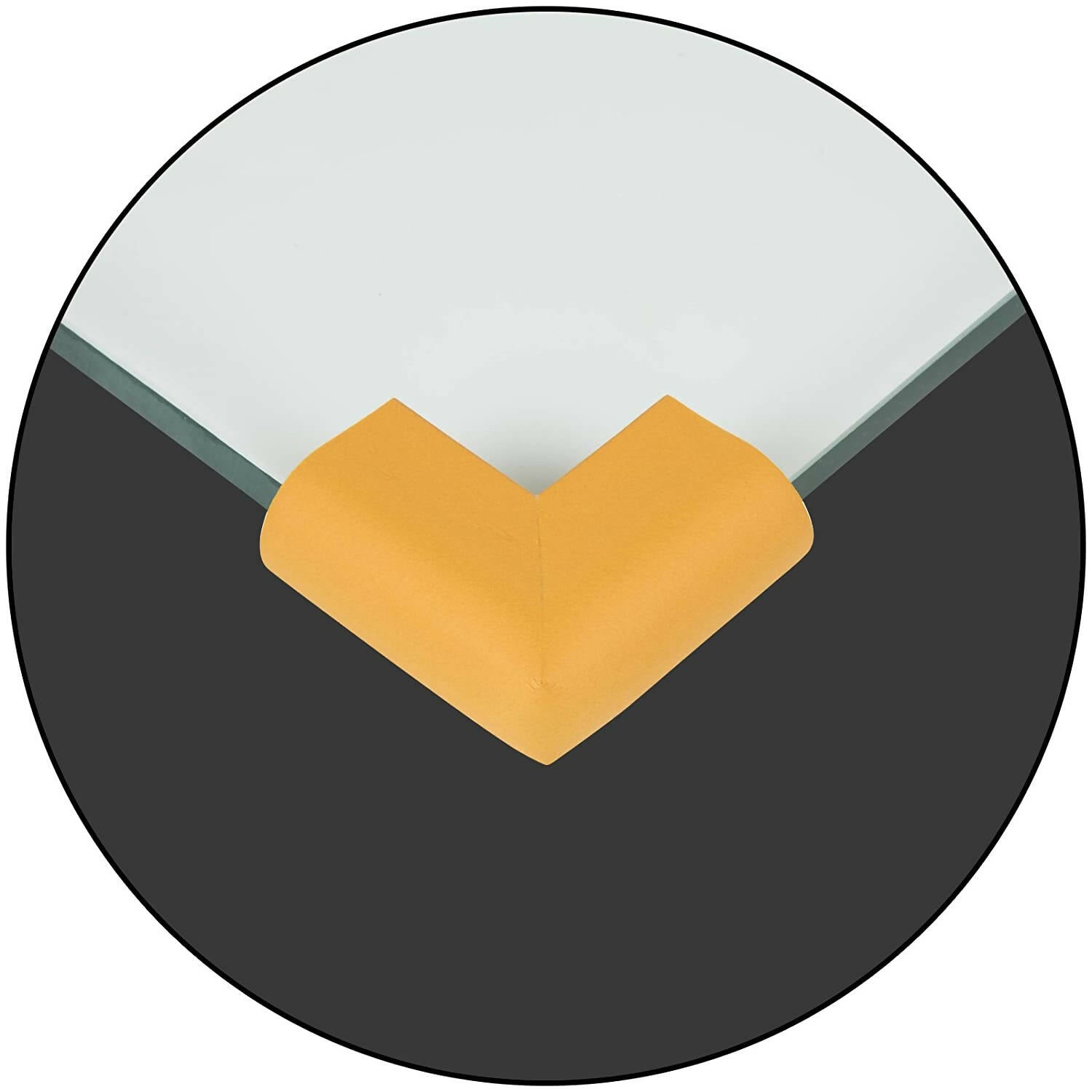 Safe-O-Kid High Qualityhigh Densityu Shapedmedium (5.5*5.5*3.5 Cm) Nbr Corner Cushions - Light Brown - Distacart