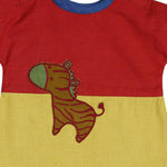 Thumbnail for Mhyssa Morty Sleeve Red yellow T-shirt With Blue Shorts Set For Kids - Distacart