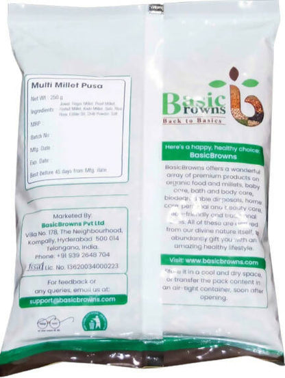 BasicBrowns Multi Millet Pusa (Karam Pusa) - Distacart