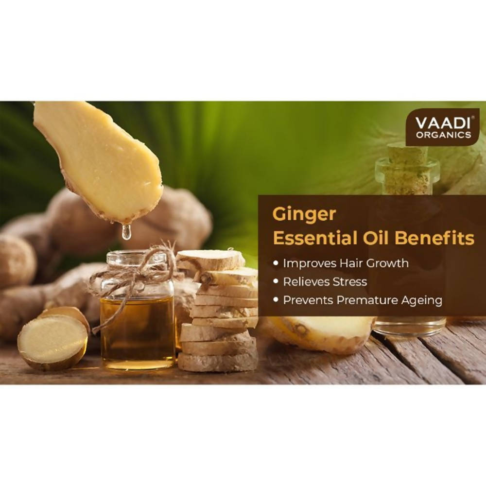 Vaadi Herbals Ginger 100% Pure Essential Oil Therapeutic Grade - Distacart