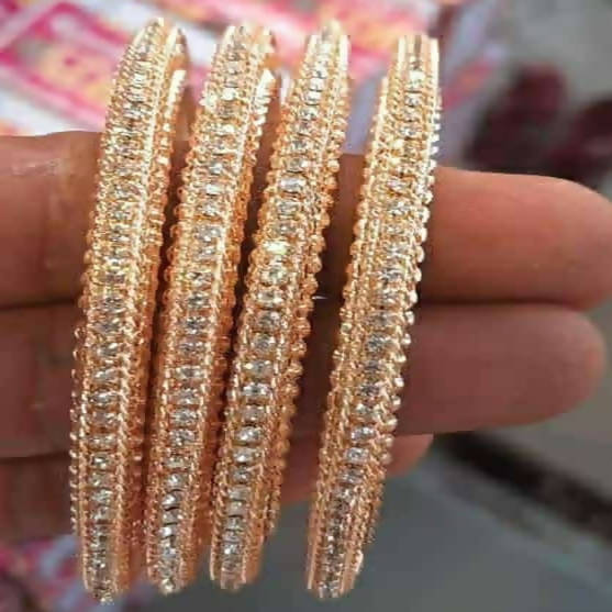 Mominos Fashion Trendy Designer American Diamond Bangles Online