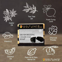 Thumbnail for Soulflower Handmade Soap with Deodorizing Charcoal - Distacart