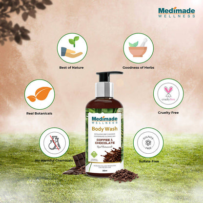 Medimade Wellness Coffee & Chocolate Body Wash - Distacart