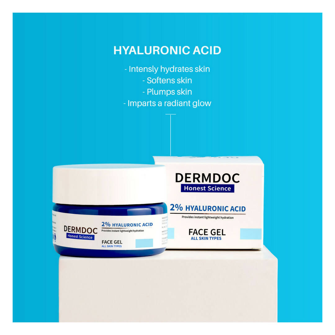 Dermdoc 2% Hyaluronic Acid Face Gel - Distacart