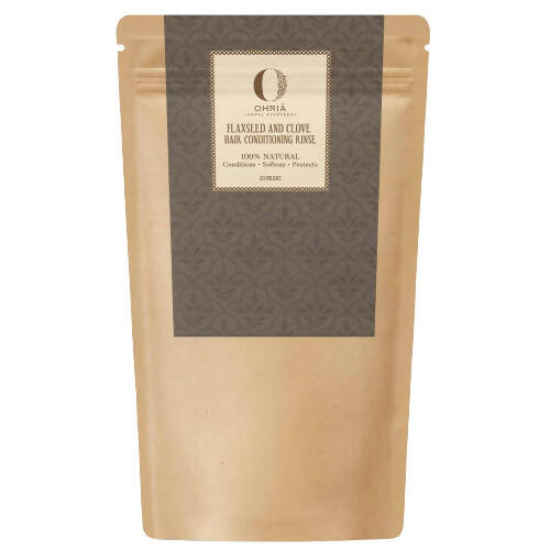 Ohria Ayurveda Flaxseed & Clove Hair Conditioning Rinse - Distacart