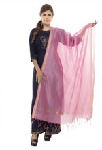 Thumbnail for Mominos Fashion Baby Pink Banarsi Piping Dupatta