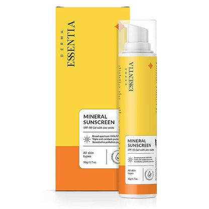 Derma Essentia SPF 50 Mineral Sunscreen Gel - Distacart