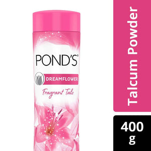 Ponds Dreamflower Fragrant Talcum Powder Pink Lily - 400 gm