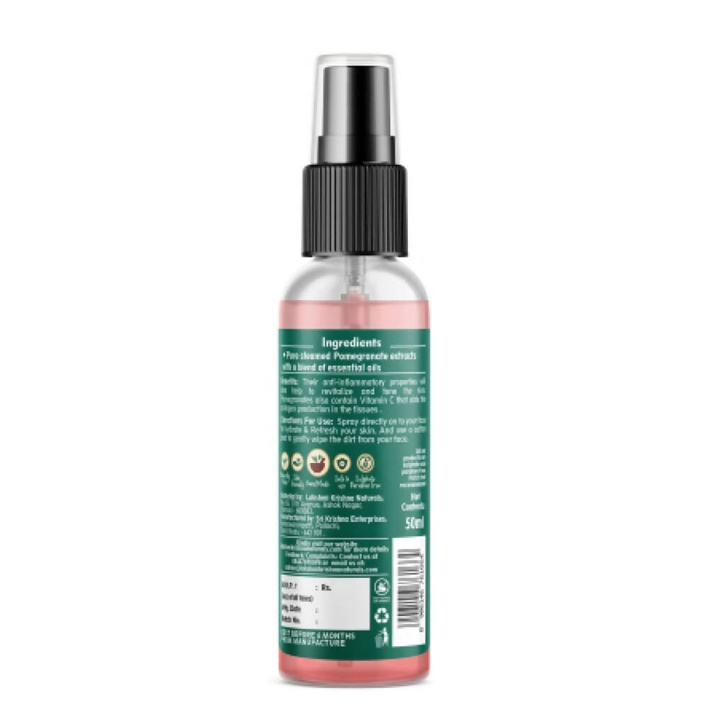 Lakshmi Krishna Naturals Pomegranate Toner - Distacart