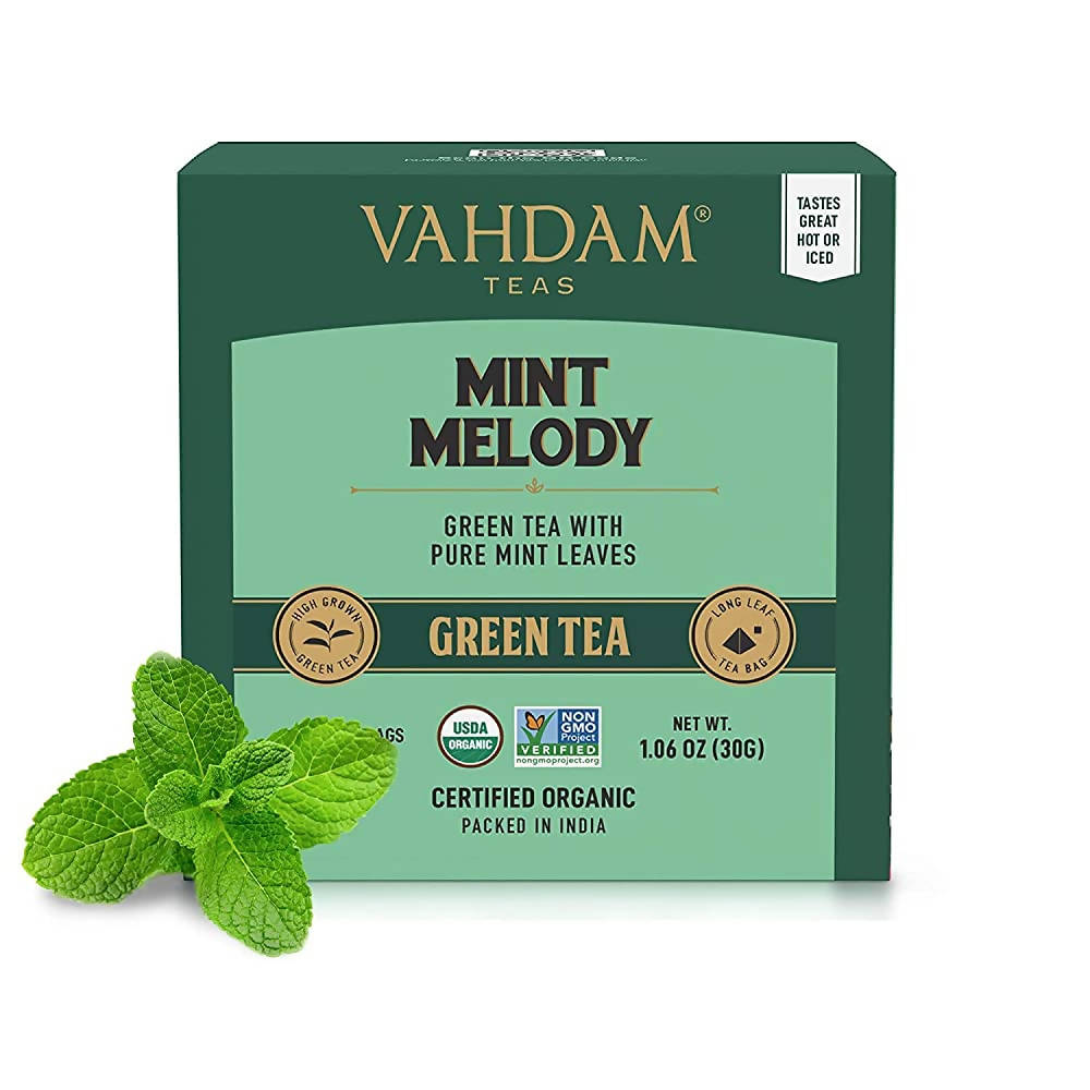 Vahdam Mint Melody Green Tea