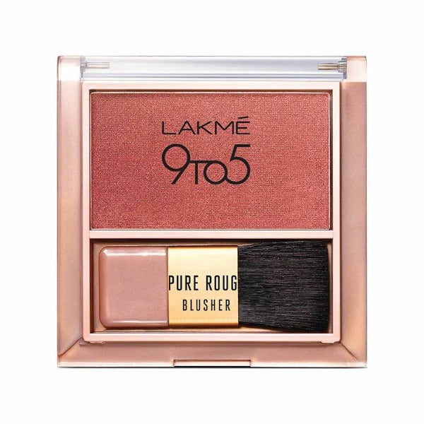 Lakme 9 To 5 Pure Rouge Blusher - Peach Affair - Distacart