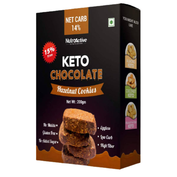 NutroActive Keto Chocolate Hazelnut Cookies