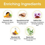 Thumbnail for TAC - The Ayurveda Co. Ubtan Foaming Face Wash Tan Removal and Skin Brightening for Women & Men - Distacart