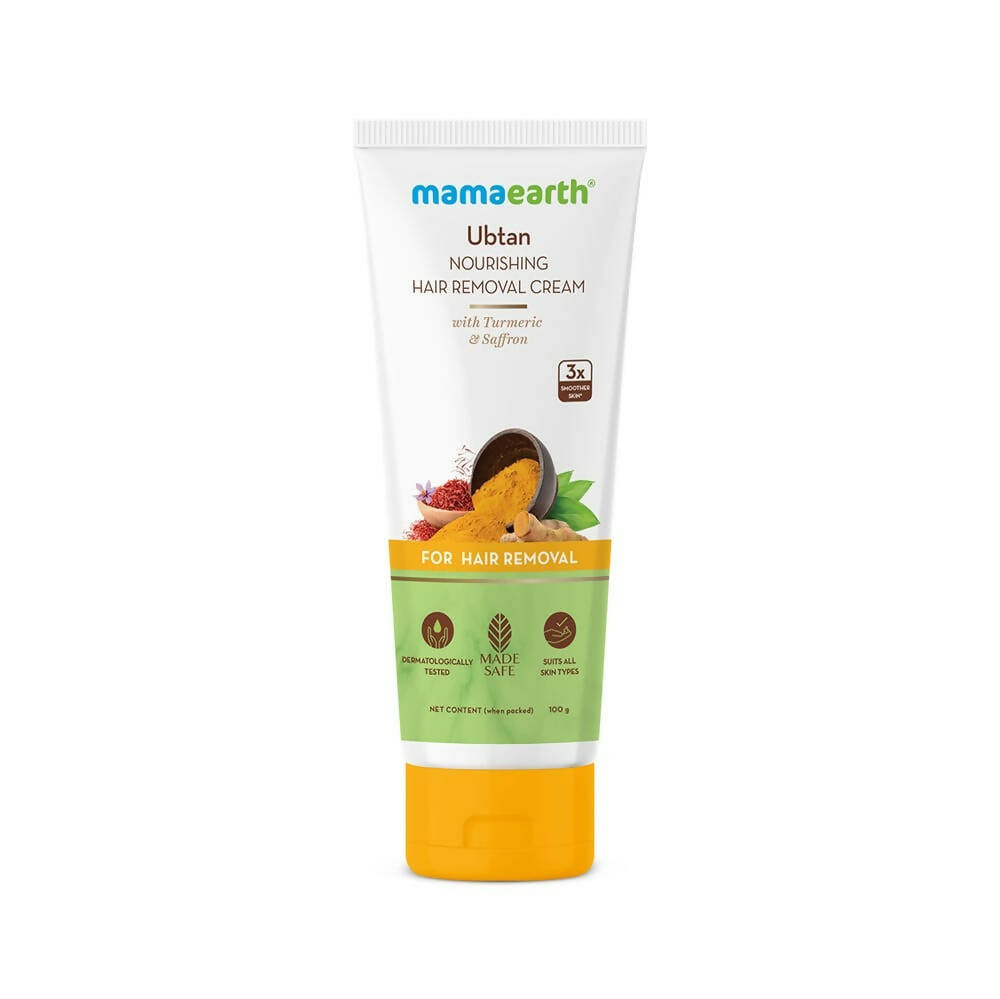 Mamaearth Ubtan Nourishing Hair Removal Cream With Turmeric & Saffron - Distacart
