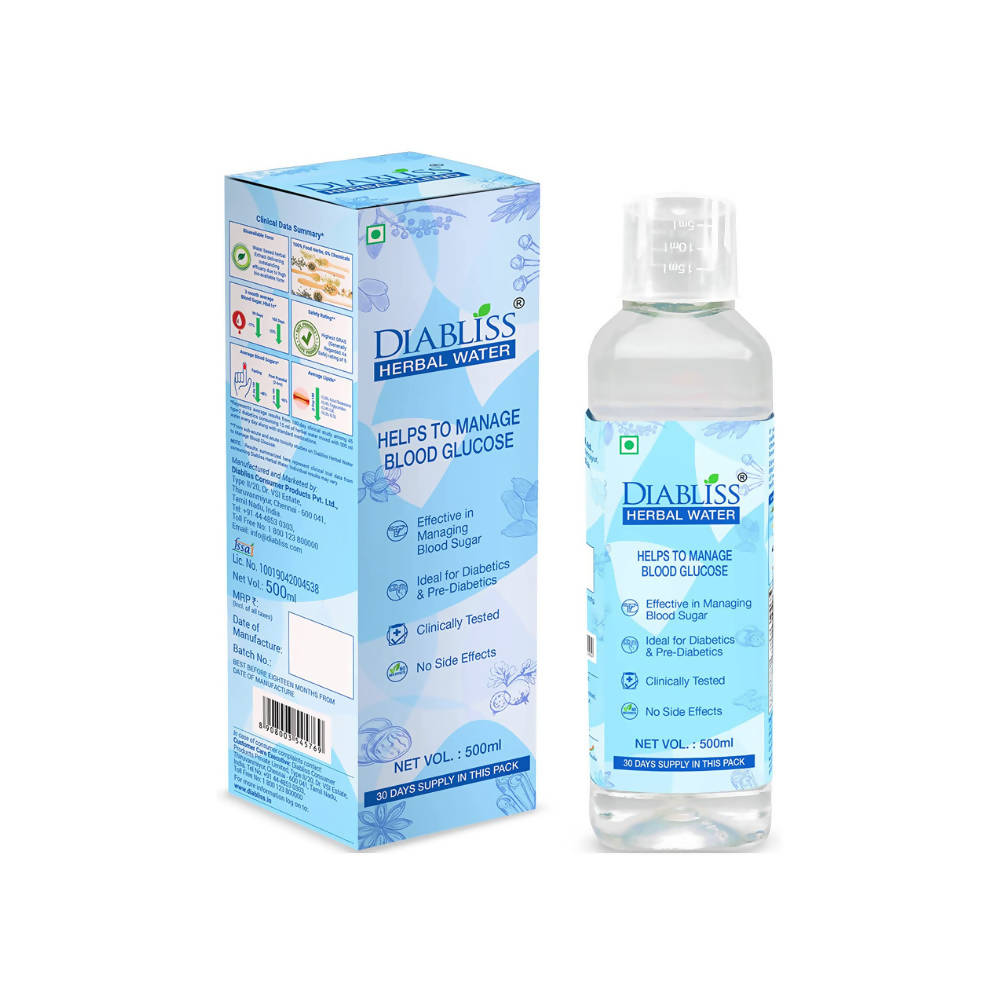Diabliss Herbal Water For Blood Glucose Management - Distacart