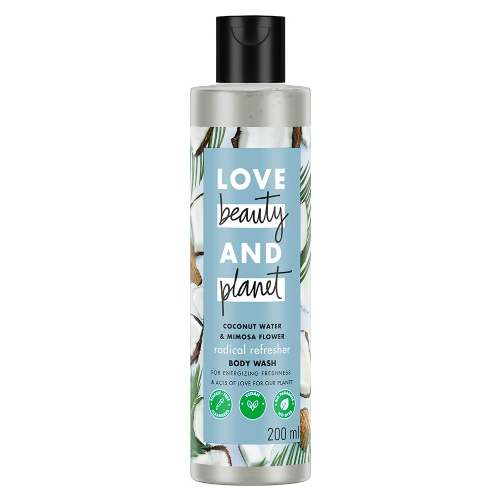 Love Beauty And Planet Coconut Water and Mimosa Flower Body Wash - Distacart